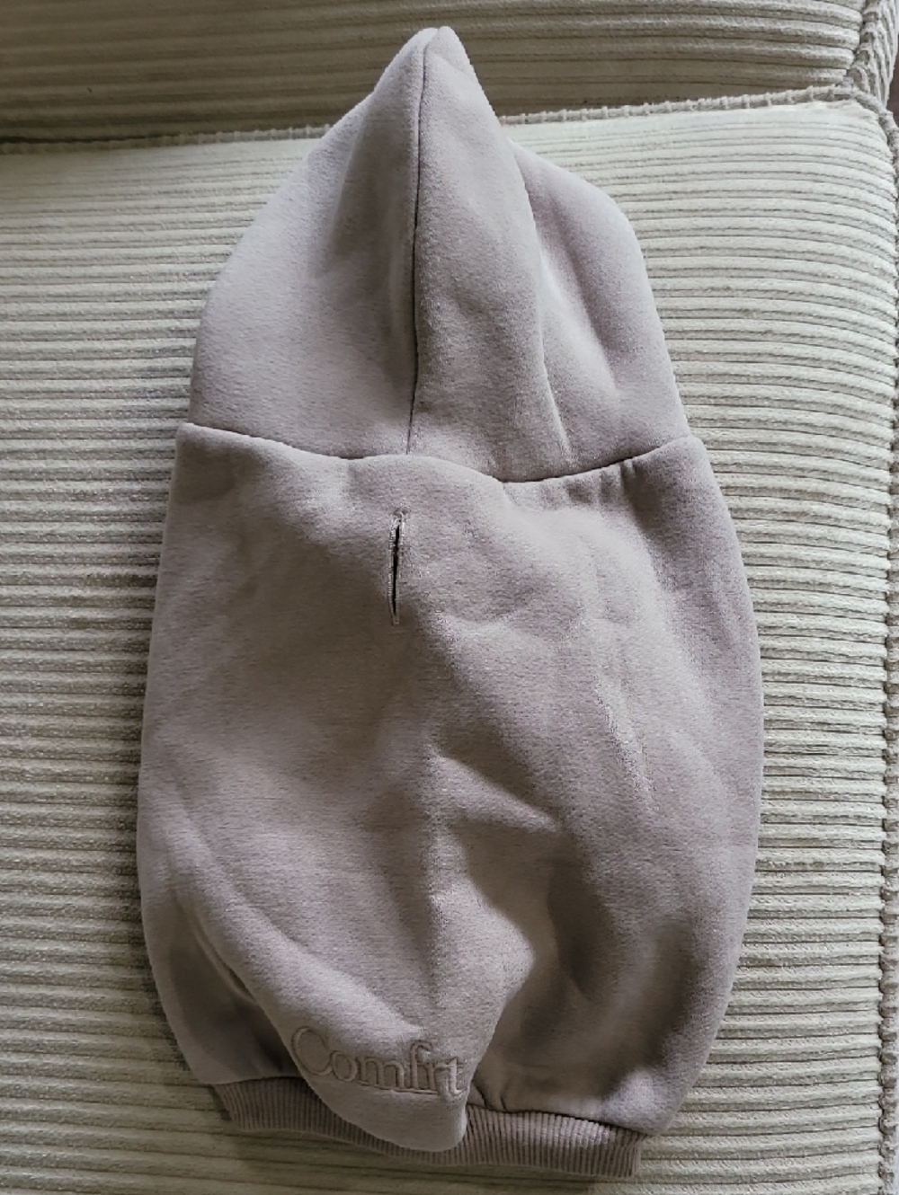 Comfrt Signature Paw Hoodie In Bone, Size Medium NWOT - Picture 6 of 9